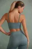 Super Sculpt Scoop Neck Sports Bra in Mineral Green sold by Oh Polly