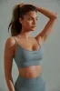 Super Sculpt Scoop Neck Sports Bra in Mineral Green sold by Oh Polly