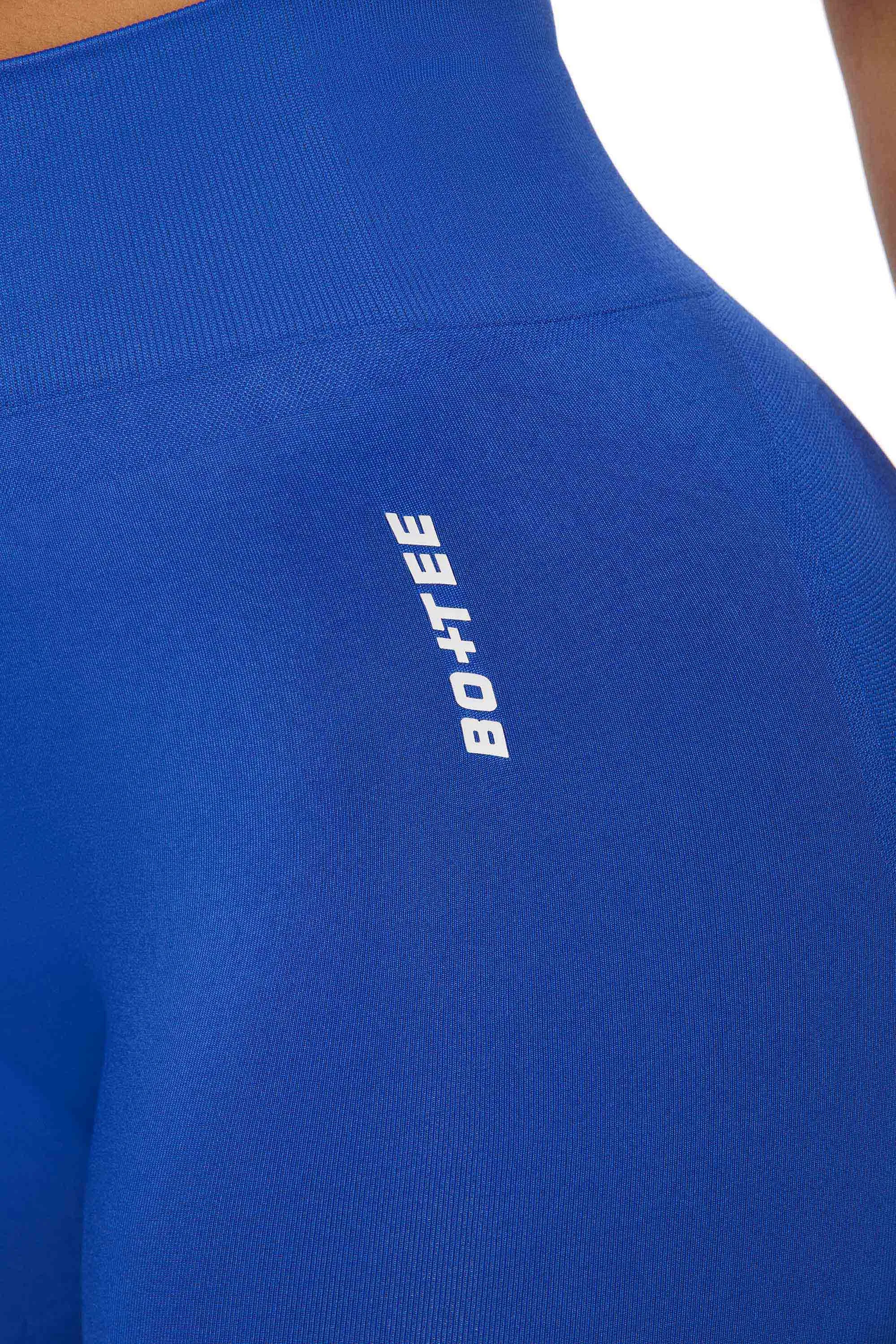 High Waist Seamless Leggings in Blue sold by Oh Polly product image thumbnail 4