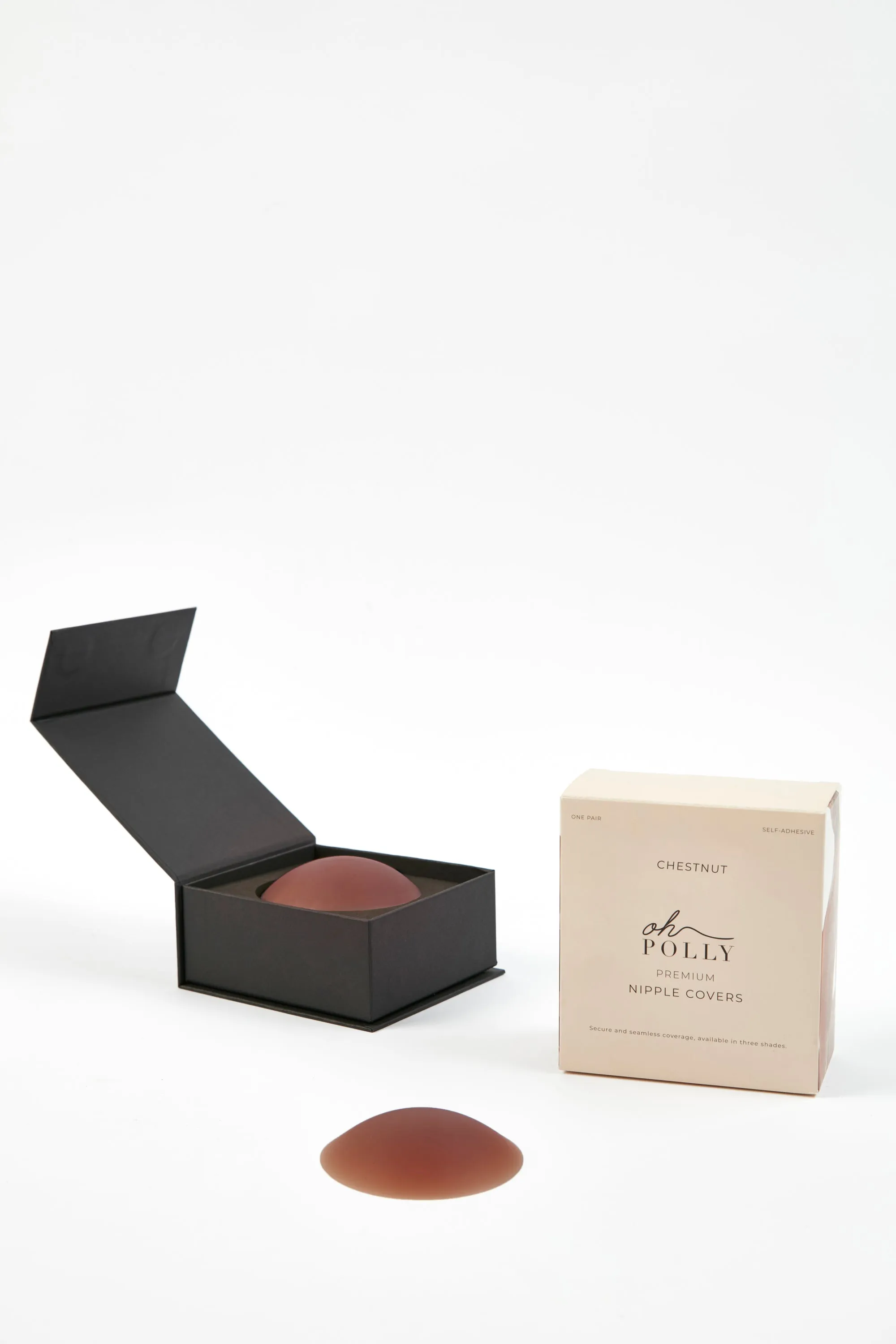 Reusable Silicone Nipple Covers in Chestnut sold by Oh Polly product image thumbnail 5