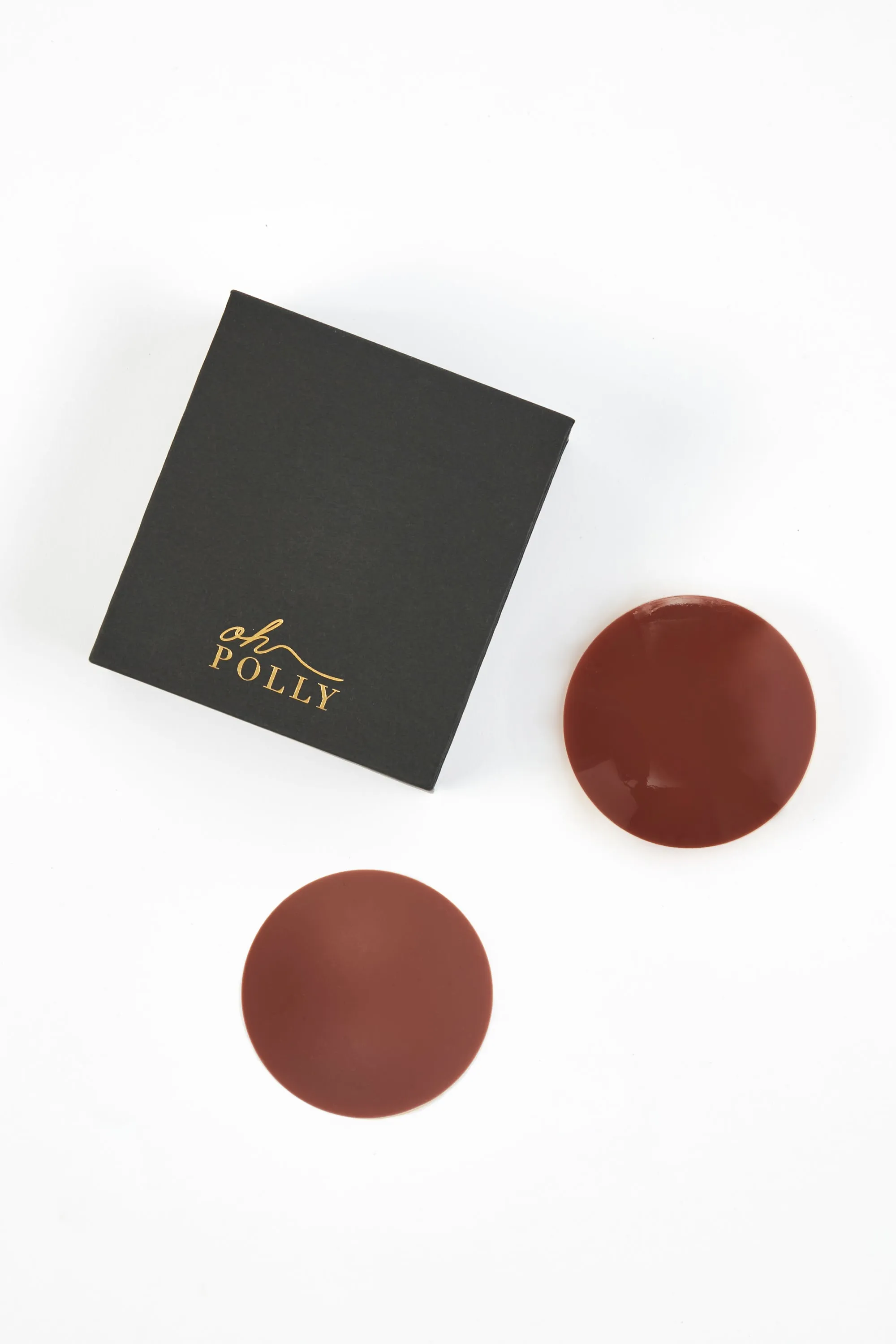 Reusable Silicone Nipple Covers in Chestnut sold by Oh Polly product image thumbnail 3