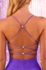 Cowl Neck Mini Dress in Purple sold by Oh Polly