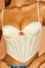Corset Top in Ivory sold by Oh Polly