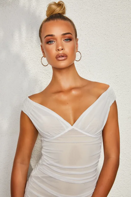 Brady Hoop Earrings in Gold sold by Oh Polly