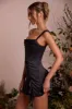 Off Shoulder Corset Mini Dress in Black sold by Oh Polly