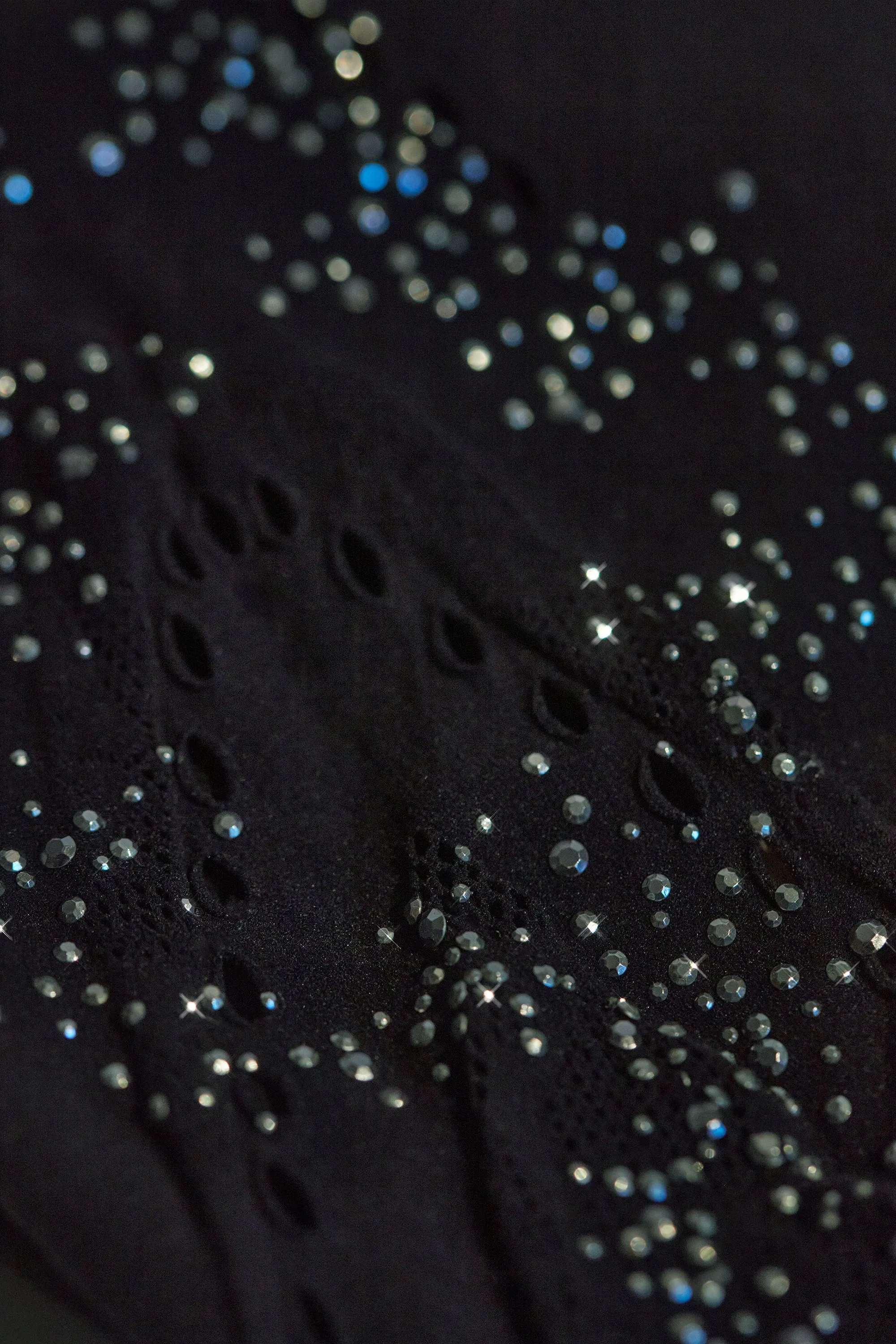 Embellished Mid-Rise Mini Skirt in Black sold by Oh Polly product image thumbnail 4