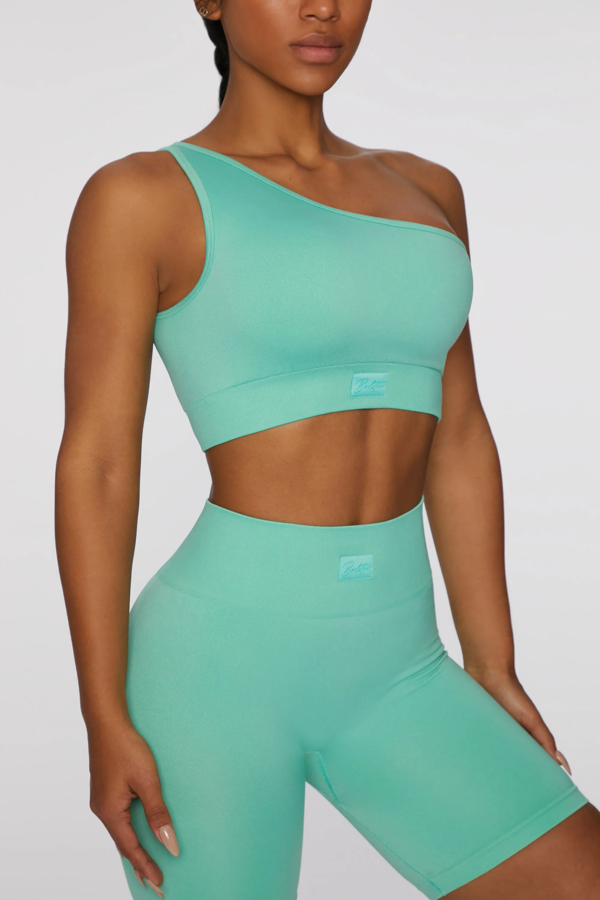 Asymmetric Crop Top in Turquoise sold by Oh Polly product image thumbnail 5