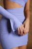 One Shoulder Cut Out Mini Dress in Periwinkle sold by Oh Polly