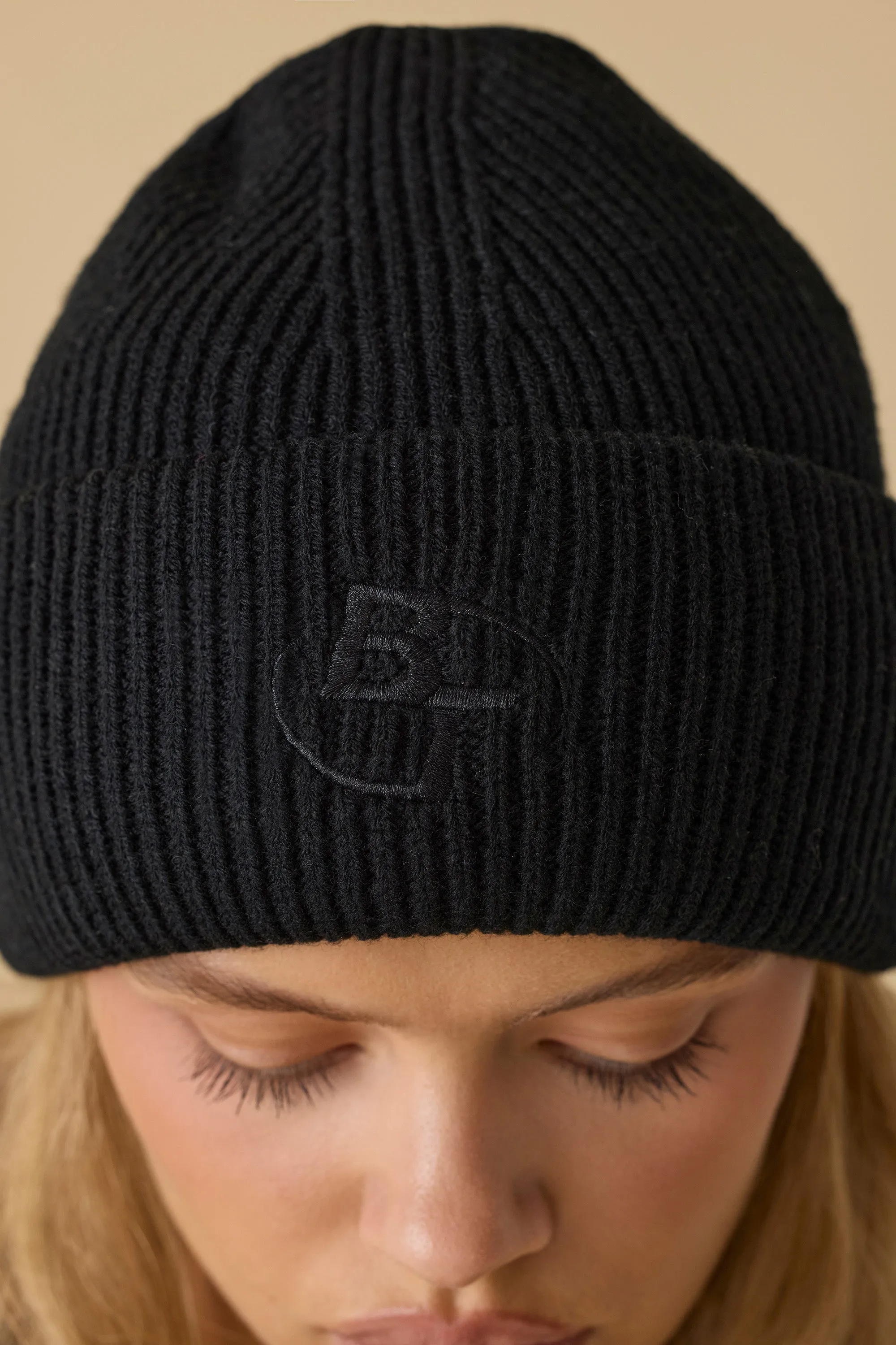 Knit Beanie in Black sold by Oh Polly product image thumbnail 4