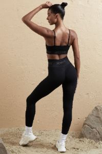 Petite Seamless High Waist Leggings in Black sold by Oh Polly