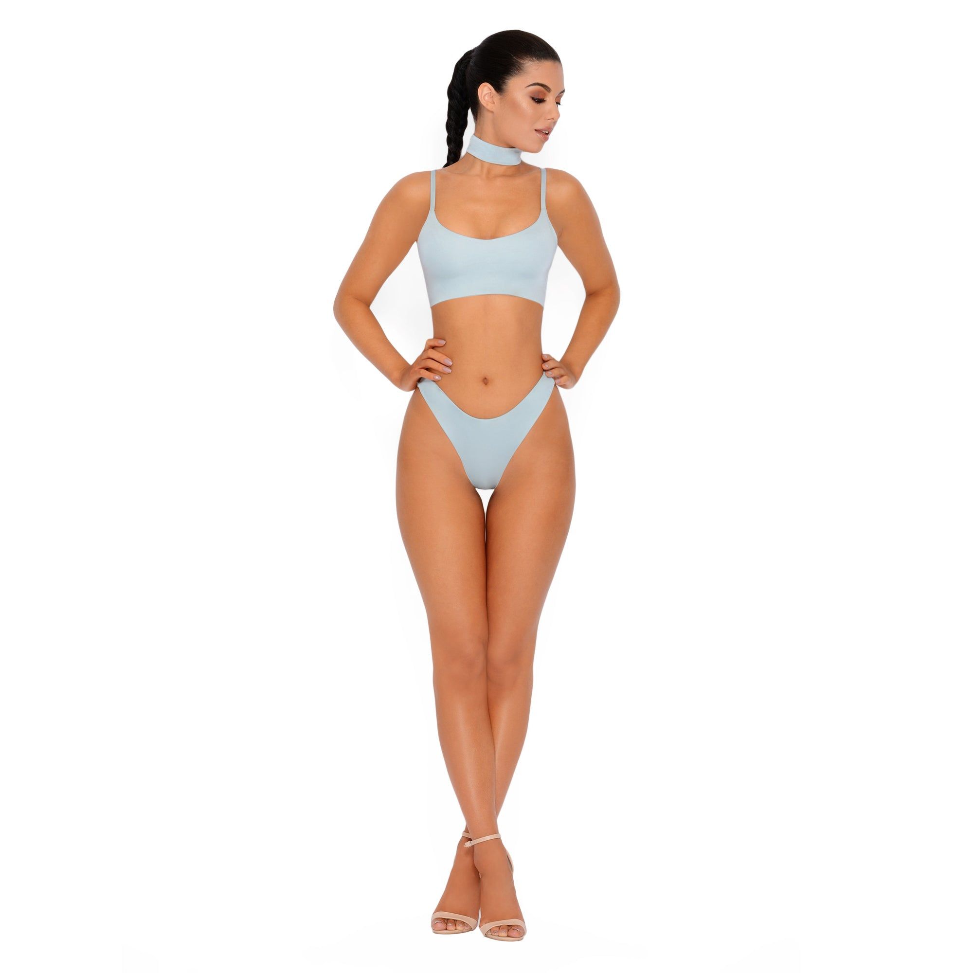 Sleek Like Me Brazilian Bikini Bottoms in Opal Blue sold by Oh Polly product image thumbnail 6