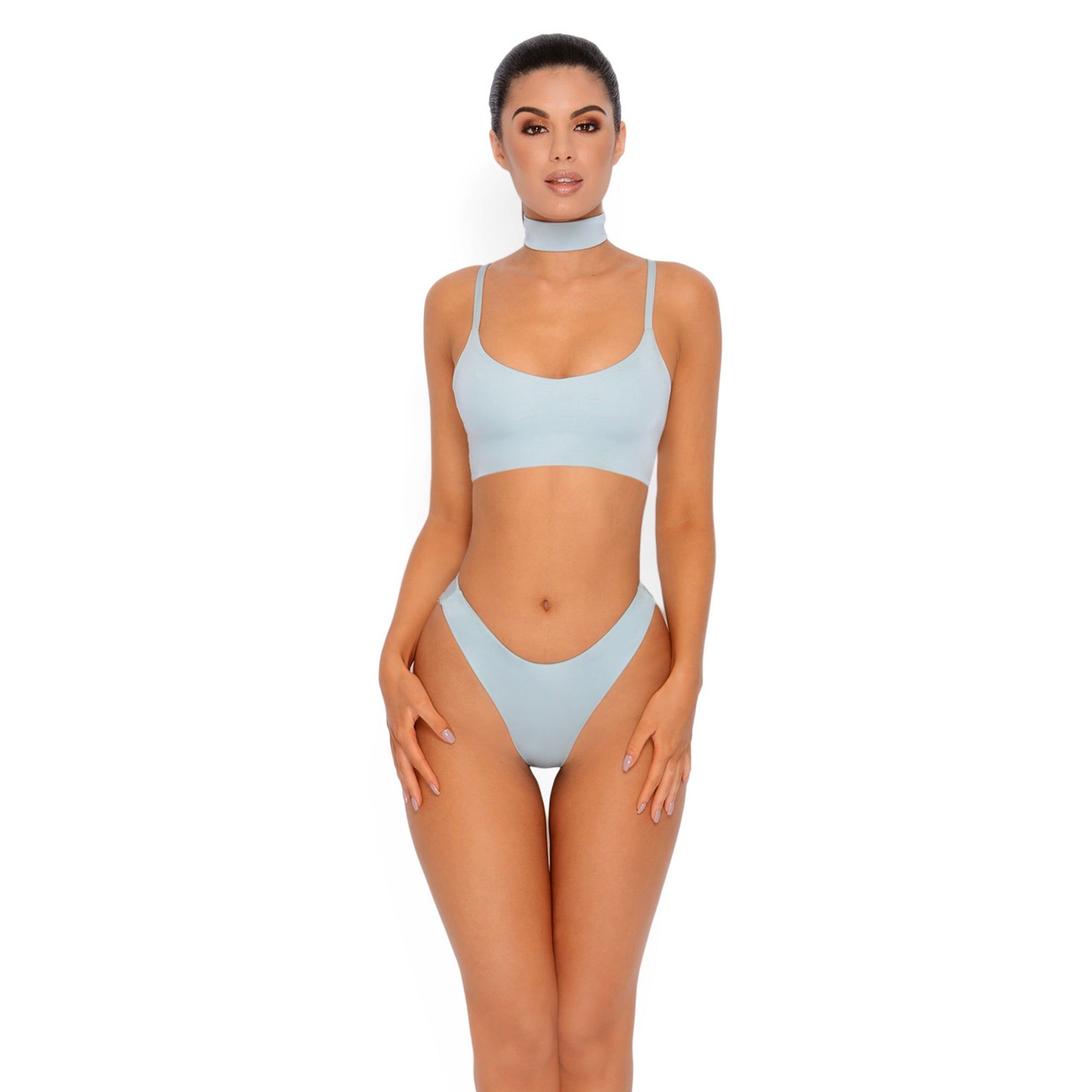 Sleek Like Me Brazilian Bikini Bottoms in Opal Blue sold by Oh Polly product image thumbnail 9