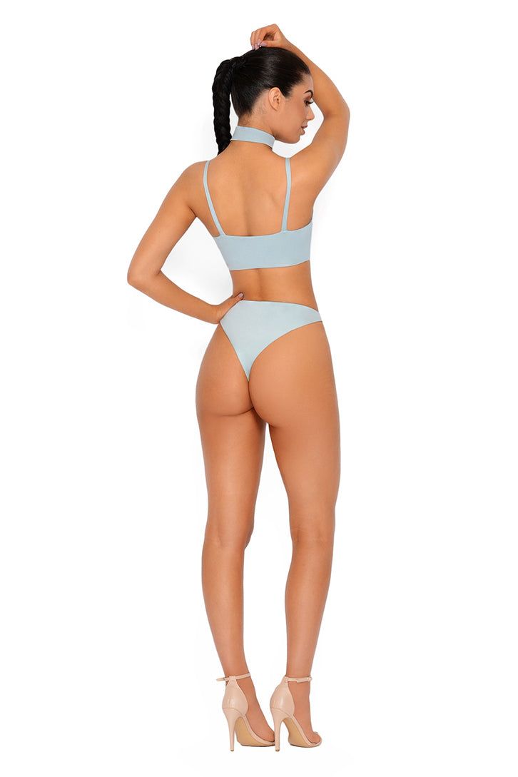 Sleek Like Me Brazilian Bikini Bottoms in Opal Blue sold by Oh Polly product image thumbnail 3