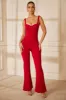 Sweetheart Neckline Backless Jumpsuit in Red sold by Oh Polly