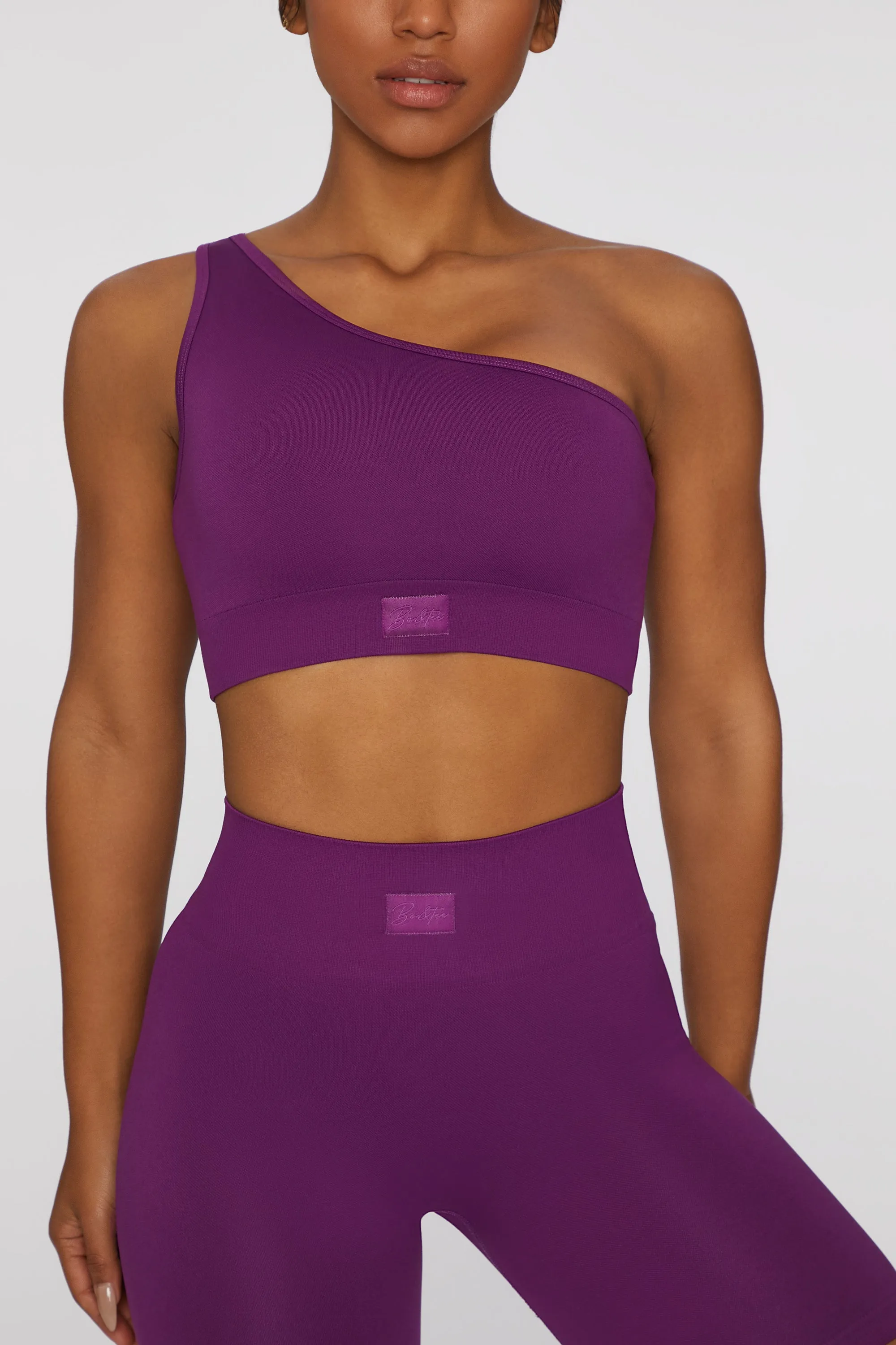 Asymmetric Crop Top in Dark Purple sold by Oh Polly product image thumbnail 2