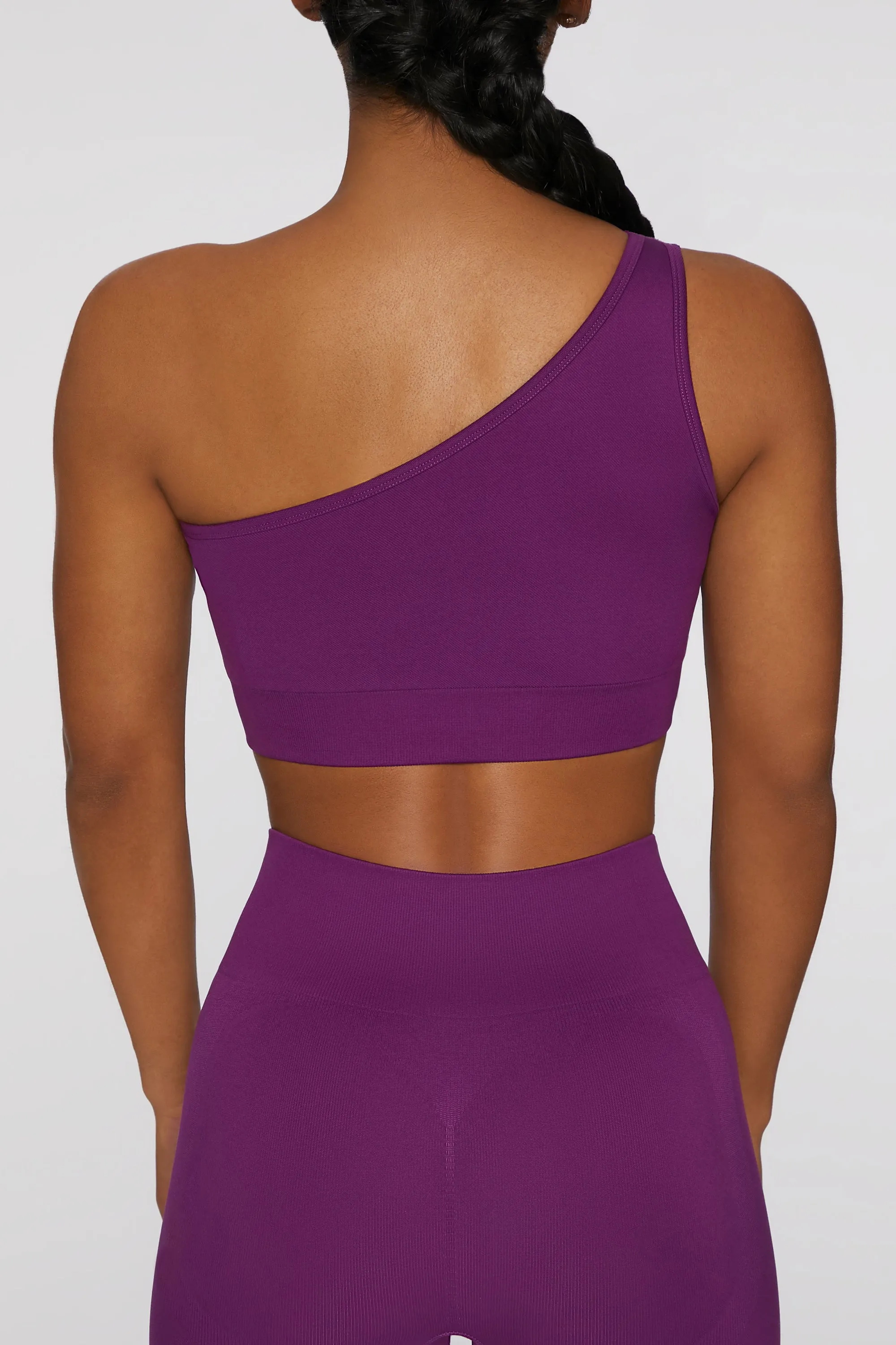 Asymmetric Crop Top in Dark Purple sold by Oh Polly product image thumbnail 3