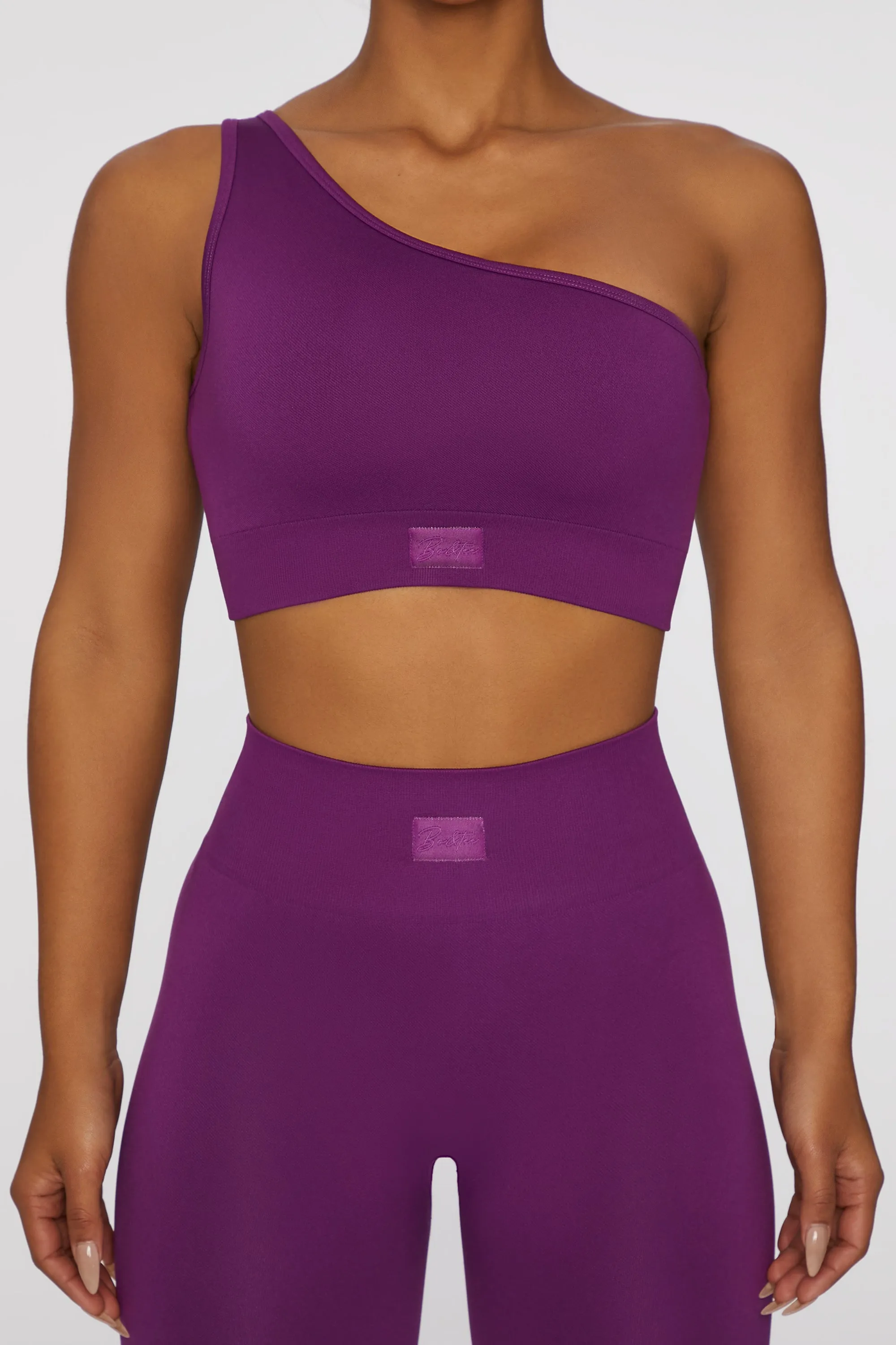 Asymmetric Crop Top in Dark Purple sold by Oh Polly product image thumbnail 5