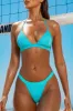 Banded Cheeky Bikini Bottoms in Turquoise sold by Oh Polly