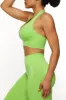 Halter Neck Backless Sports Bra in Green sold by Oh Polly