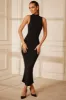 High Neck Maxi Dress in Black sold by Oh Polly