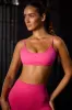 Super Sculpt Seamless Open Back Sports Bra in Fuchsia sold by Oh Polly