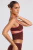 Contrast Binding Cami Top in Chocolate Brown sold by Oh Polly