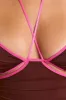 Contrast Binding Cami Top in Chocolate Brown sold by Oh Polly