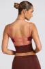 Contrast Binding Cami Top in Chocolate Brown sold by Oh Polly
