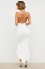High Neck Open Back Define Luxe Sports Bra in Warm Taupe sold by Oh Polly