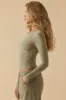 Soft Active Long Sleeve Top in Soft Olive sold by Oh Polly