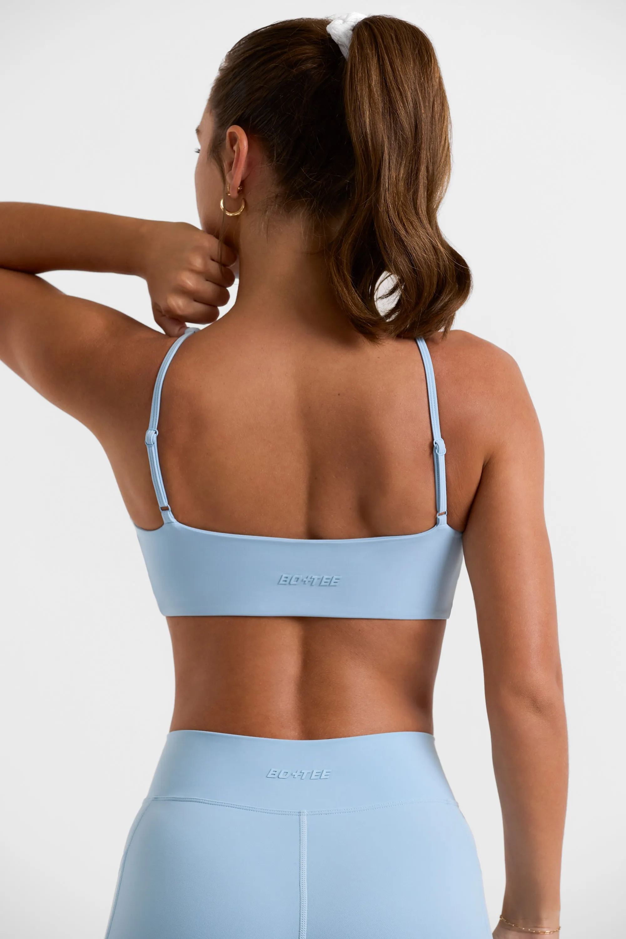 Twist Bust Sports Bra in Ice Blue sold by Oh Polly product image thumbnail 2