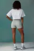 Cotton Cropped Oversized T-Shirt in Ice Grey sold by Oh Polly