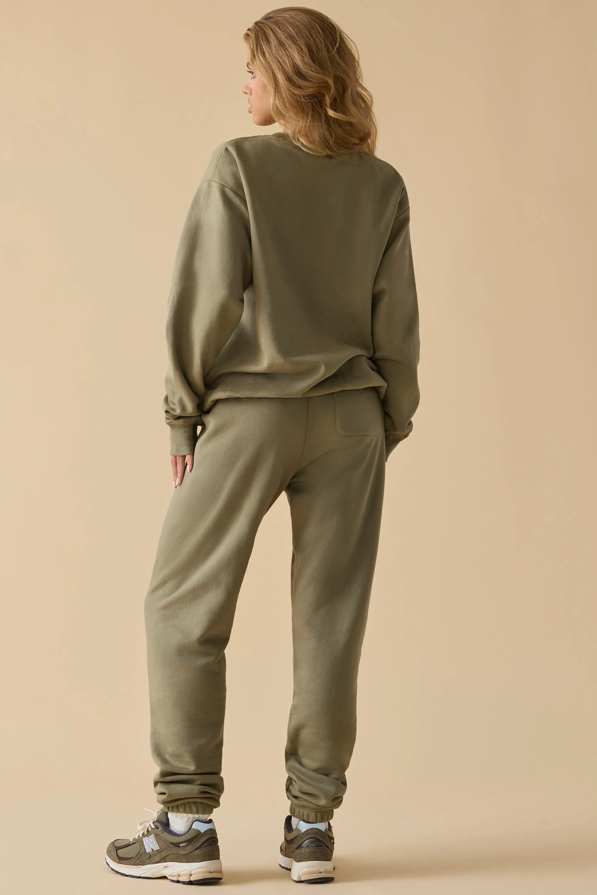 Petite Mid-Rise Joggers in Soft Olive sold by Oh Polly product image thumbnail 2