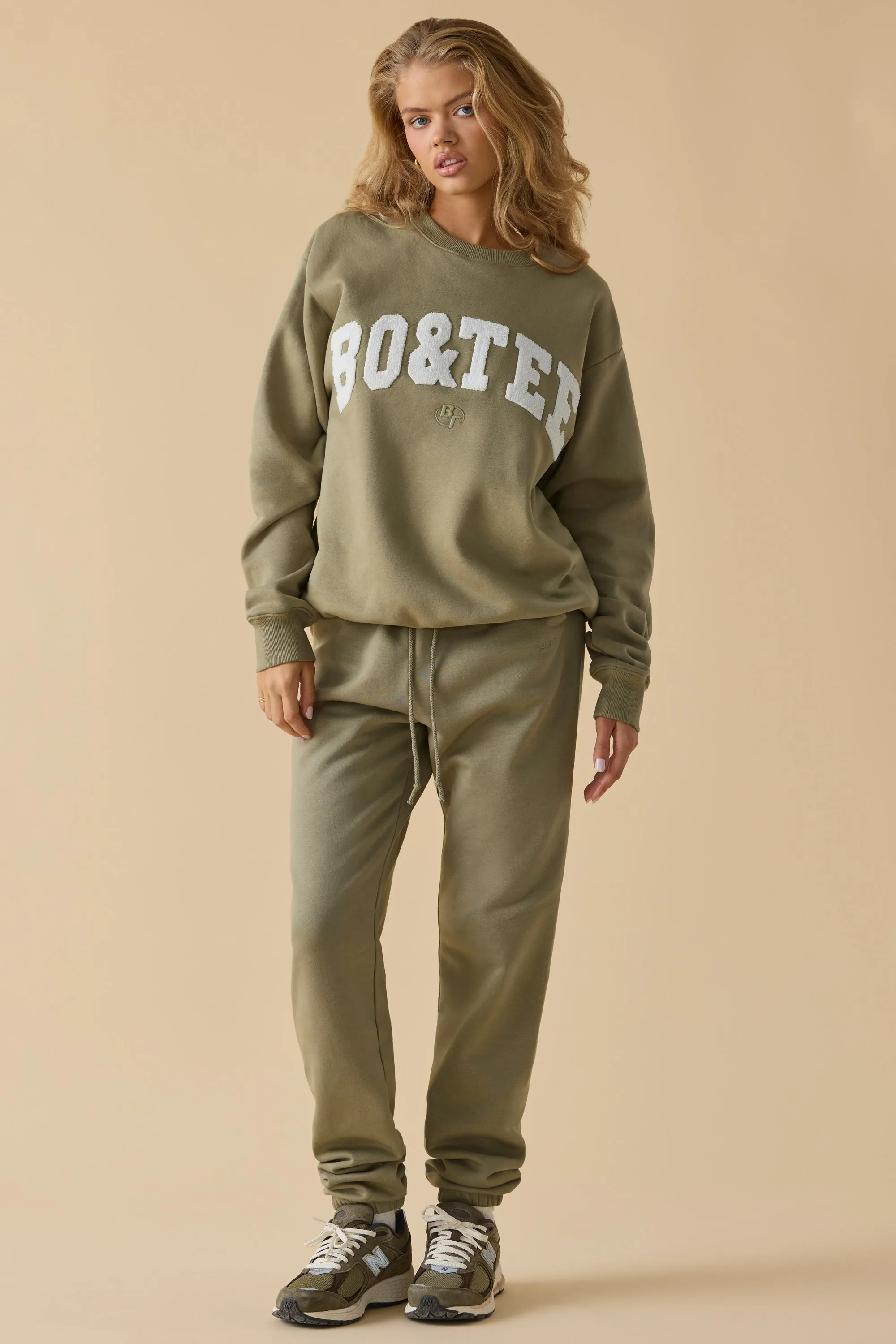 Petite Mid-Rise Joggers in Soft Olive sold by Oh Polly product image thumbnail 5