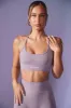 Low Back Define Luxe Sports Bra in Dusty Lilac sold by Oh Polly