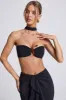 Hardware Detail Choker Crop Top in Black sold by Oh Polly