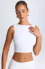 Draped Open-Back Tank Top in White sold by Oh Polly