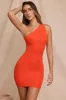 One Shoulder Cut-Out Back Mini Dress in Tangerine sold by Oh Polly