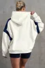 Oversized Hooded Sweatshirt in White sold by Oh Polly