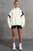 Oversized Hooded Sweatshirt in White sold by Oh Polly
