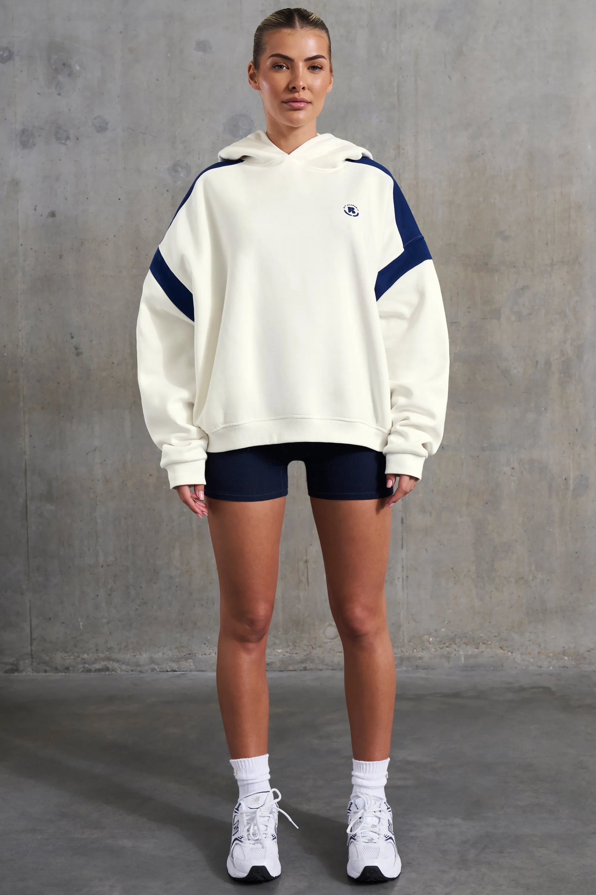Oversized Hooded Sweatshirt in White sold by Oh Polly product image thumbnail 5