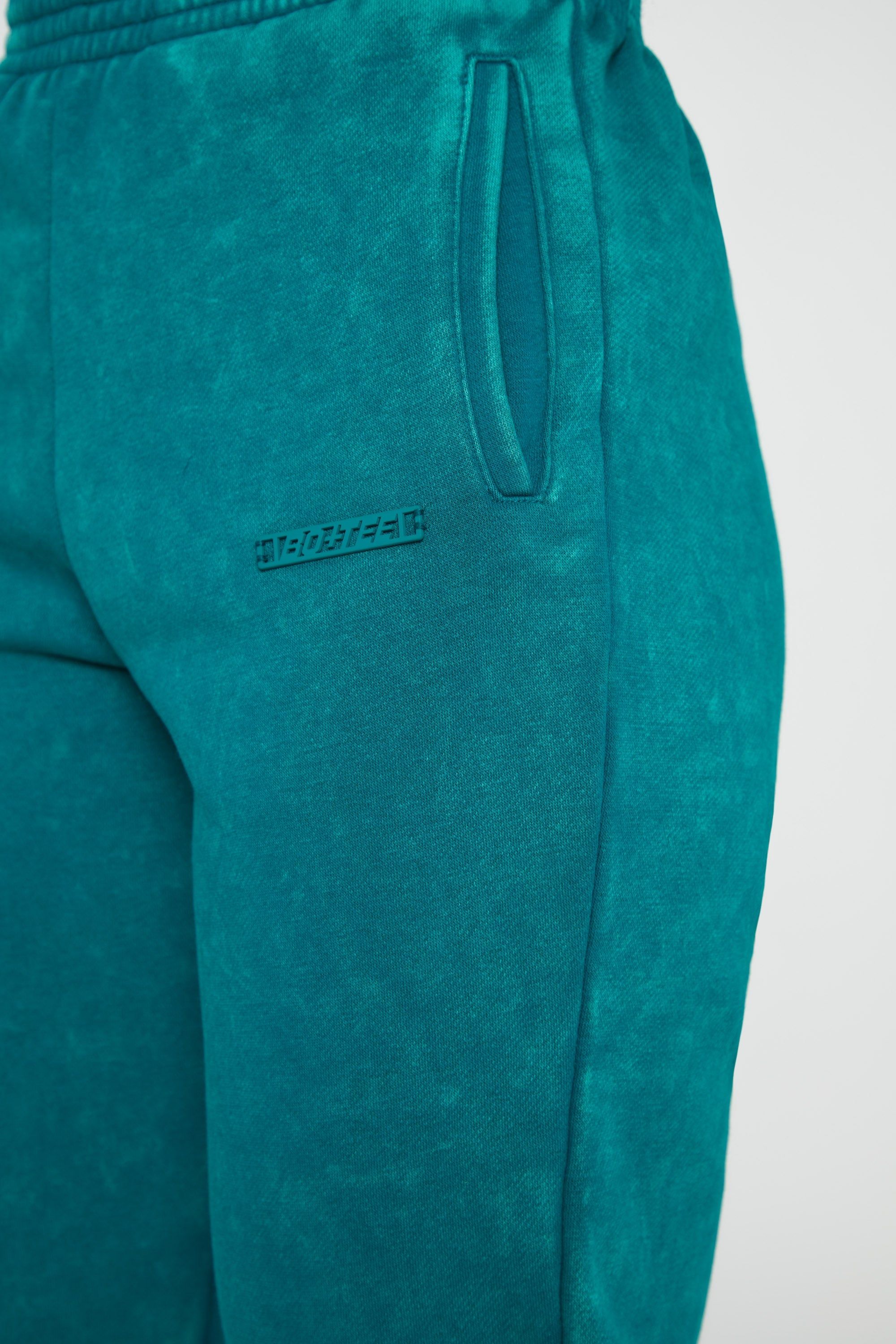 Full Length Cuffed Joggers in Teal sold by Oh Polly product image thumbnail 4