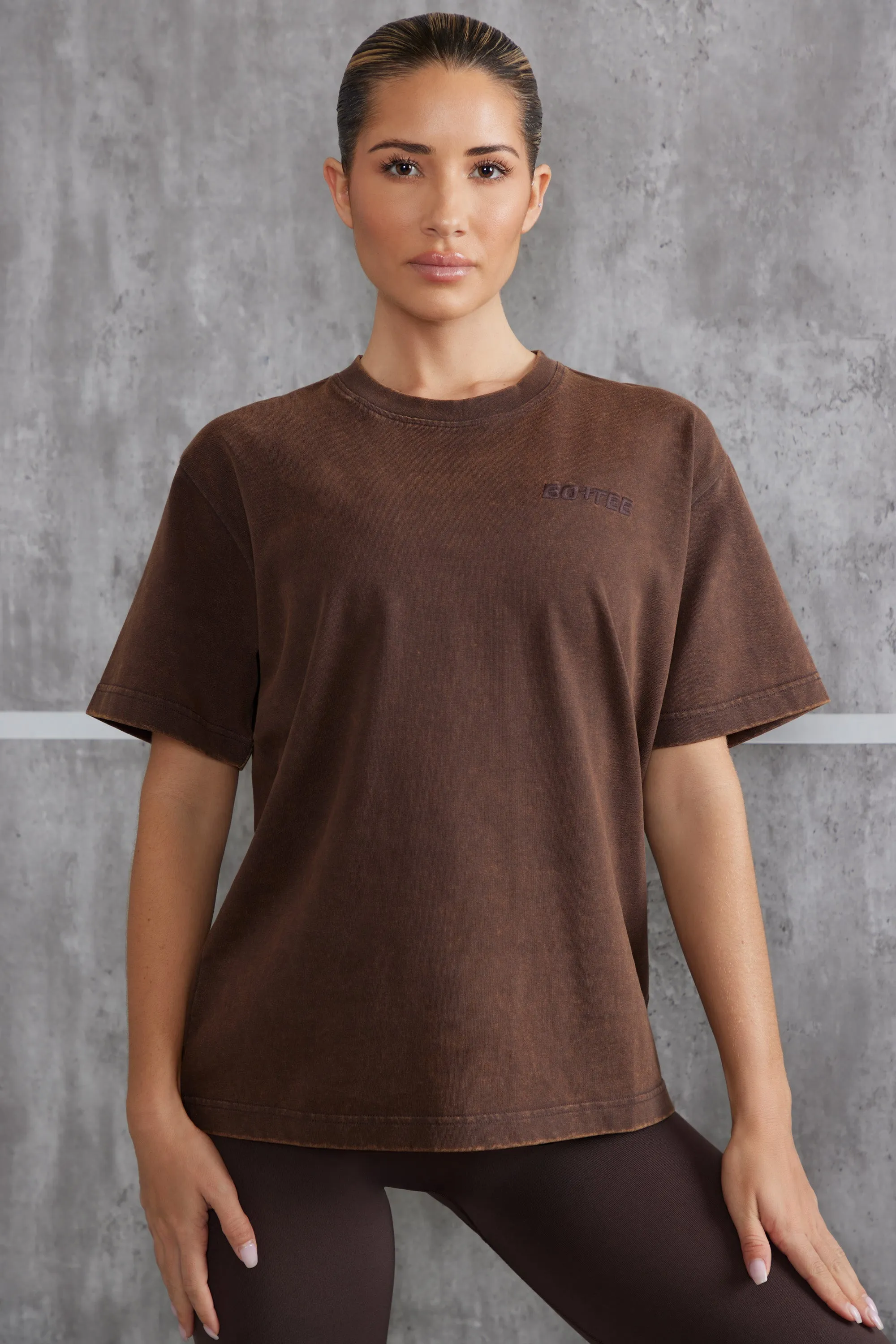 Oversized T-Shirt in Brown sold by Oh Polly product image thumbnail 5