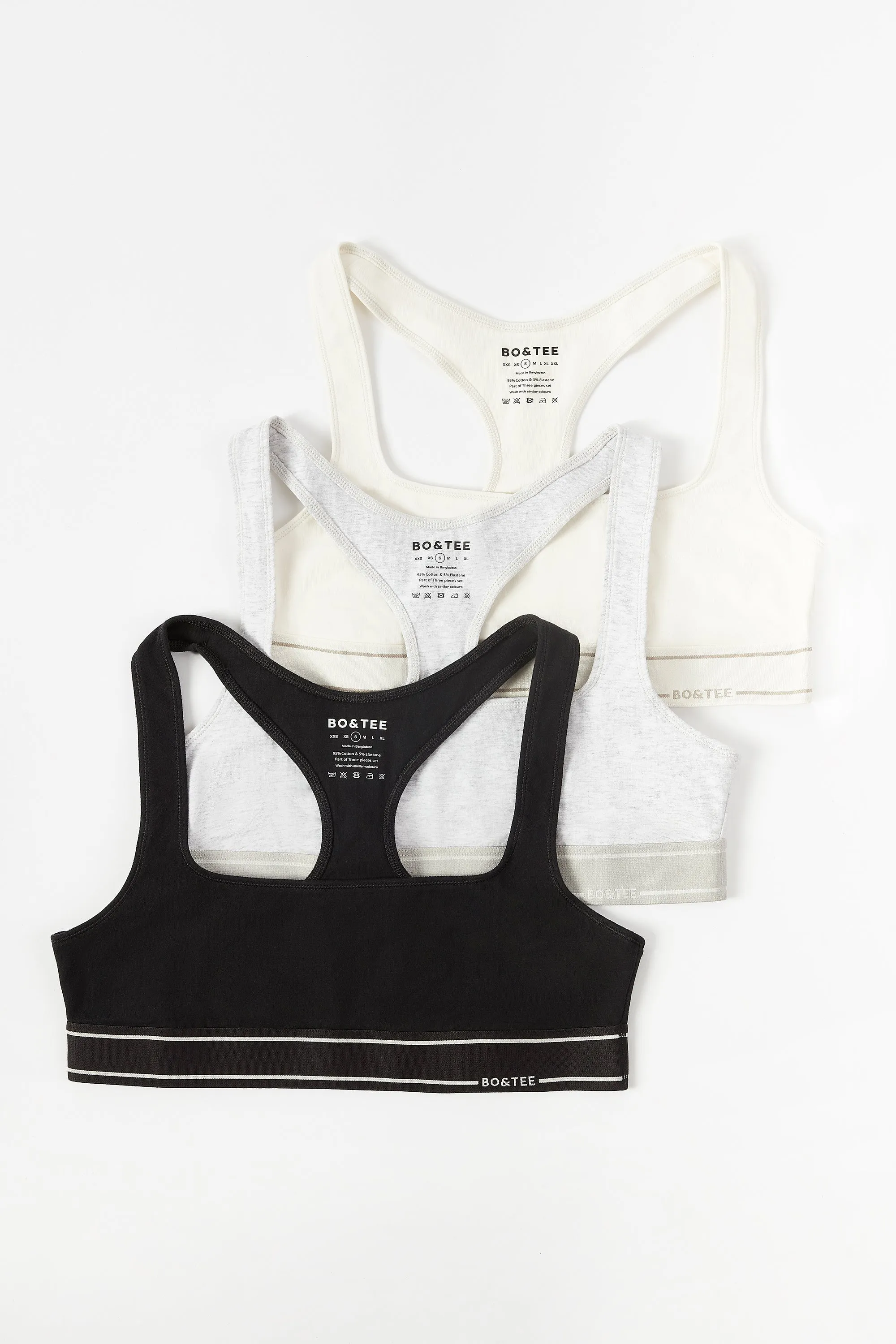 Scoop-Neck Bralette Bundle in Multi sold by Oh Polly