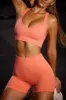 Super Sculpt Cross Back Sports Bra in Coral Orange sold by Oh Polly