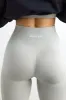 Petite Define Luxe High-Waist Leggings in Light Grey sold by Oh Polly