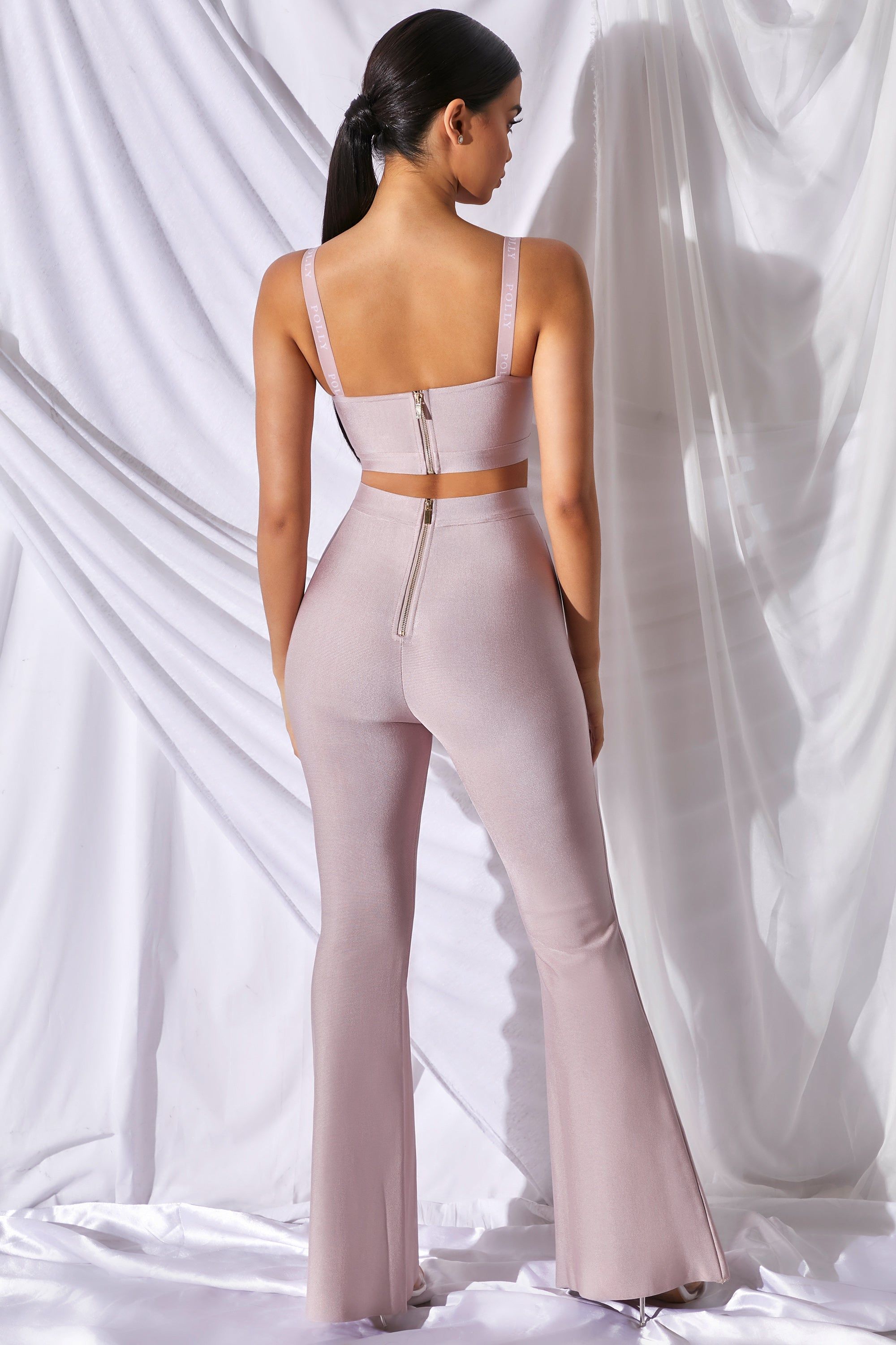 Too Good For You Underwired Bandage Crop Top in Mauve sold by Oh Polly product image thumbnail 3