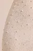 Embellished Long Sleeve Backless Maxi Dress in White sold by Oh Polly