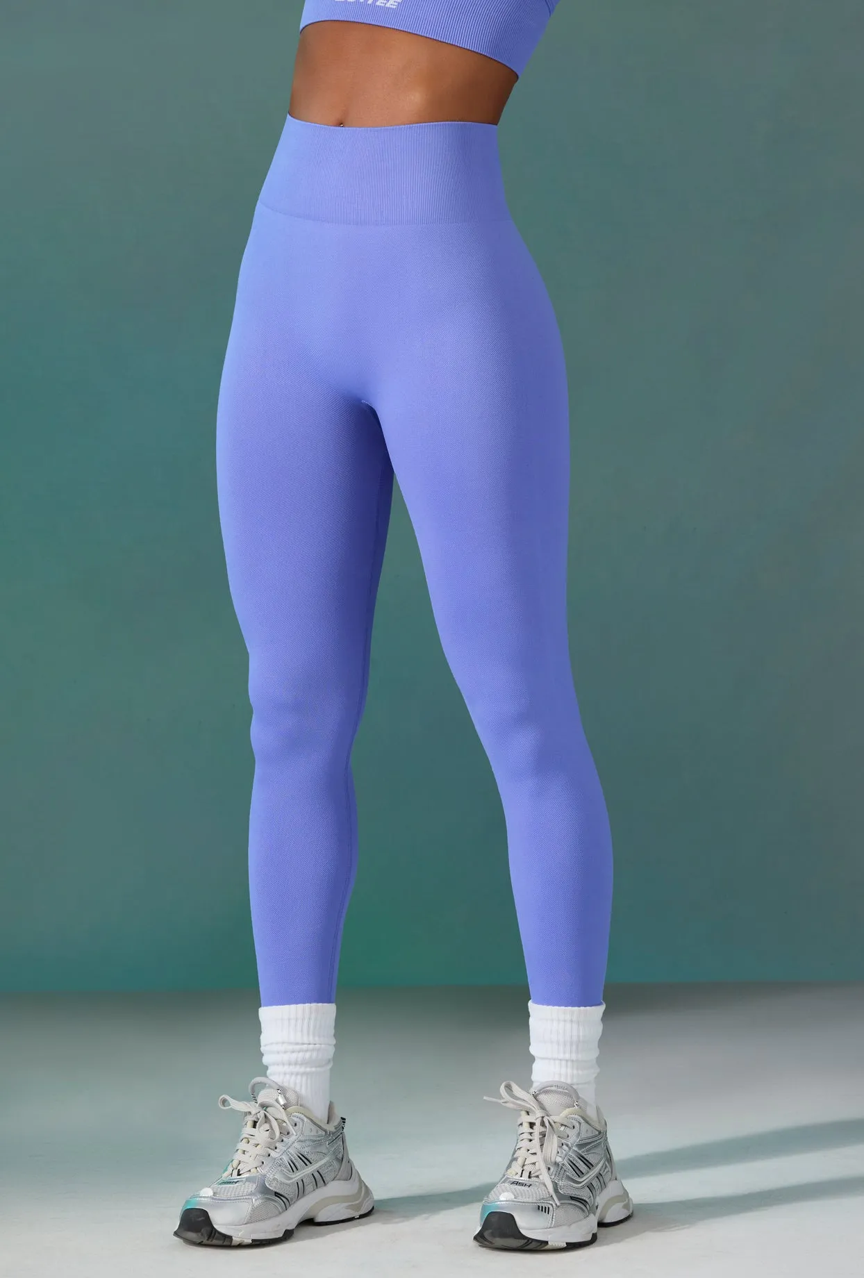 Petite Super Sculpt Seamless Leggings in Lolite sold by Oh Polly product image thumbnail 5