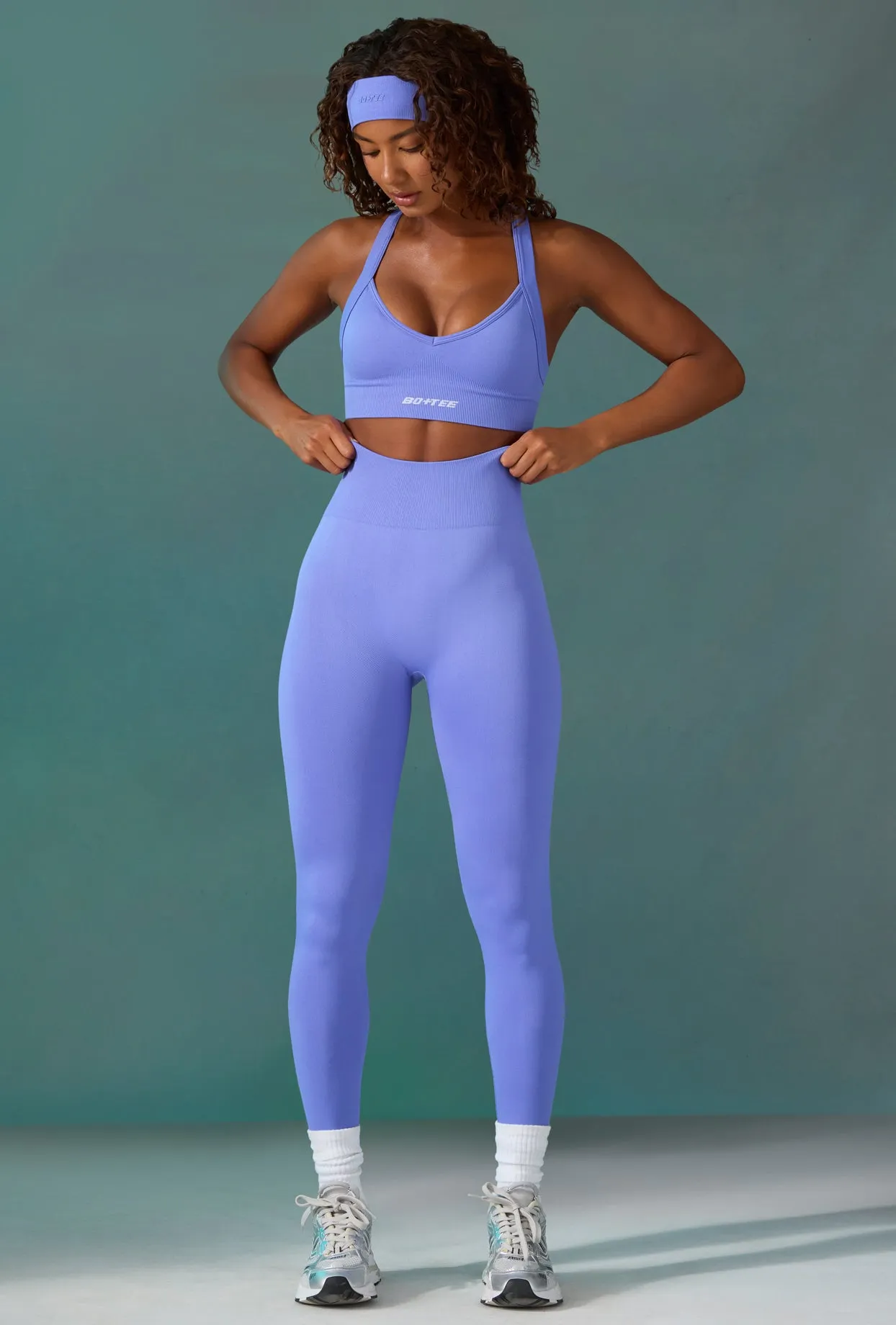 Petite Super Sculpt Seamless Leggings in Lolite sold by Oh Polly